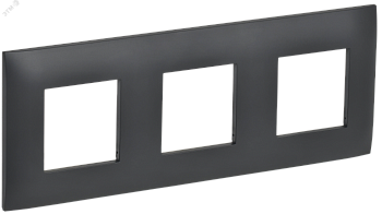 SKANDY Рамка 3-местная SK-F03T титан IEK SK-M32-K48