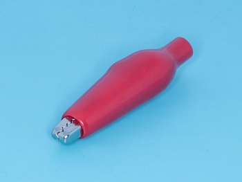 ITA-43R - Зажим изолированный 43мм тип 'aligator', красный