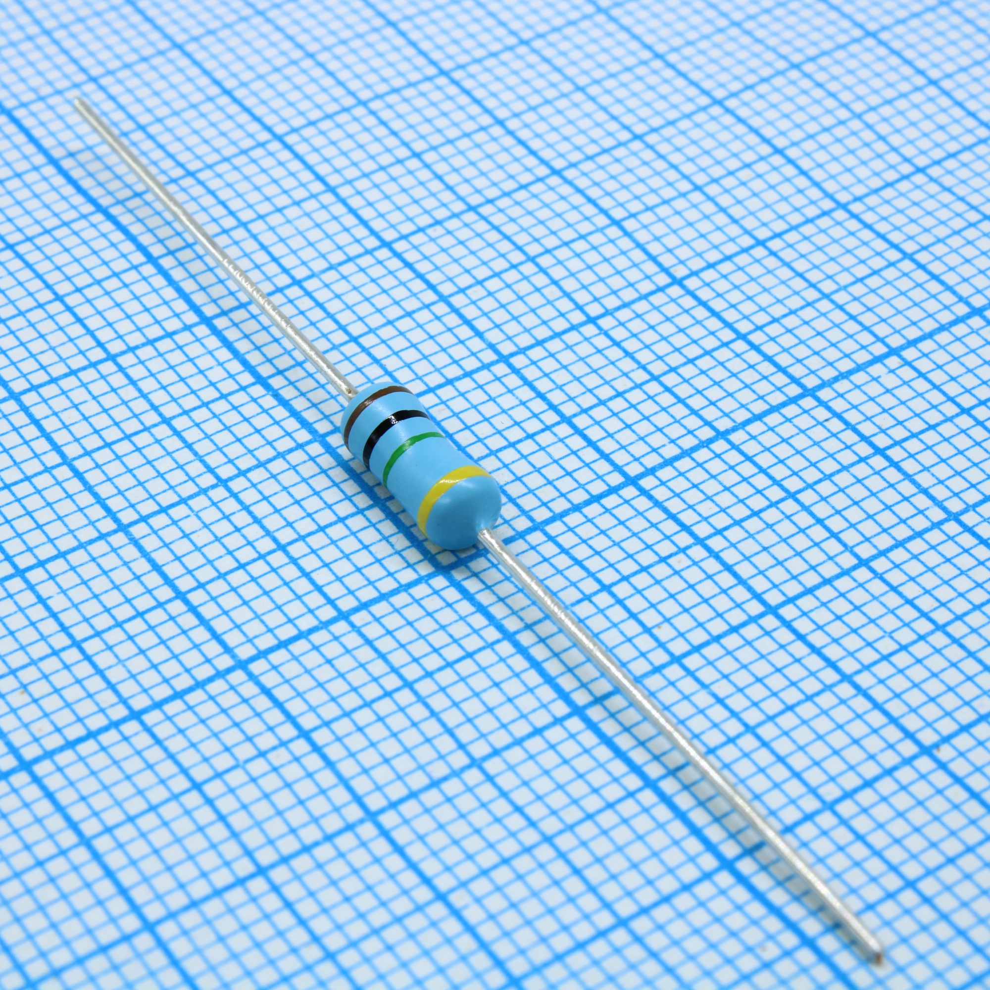 VR37000001004JR500 - Резистор металлопленочный 0.5Вт 1МОм ±5% с аксиальными выводами