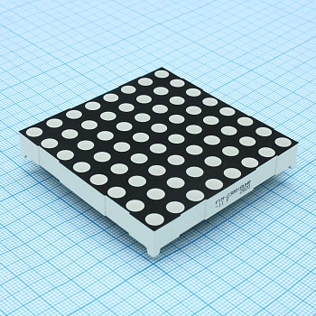 FYM-23881BUHR-11 - Матричный индикатор 60,2мм/8x8/красный/625нм/30-60мКд/ОА