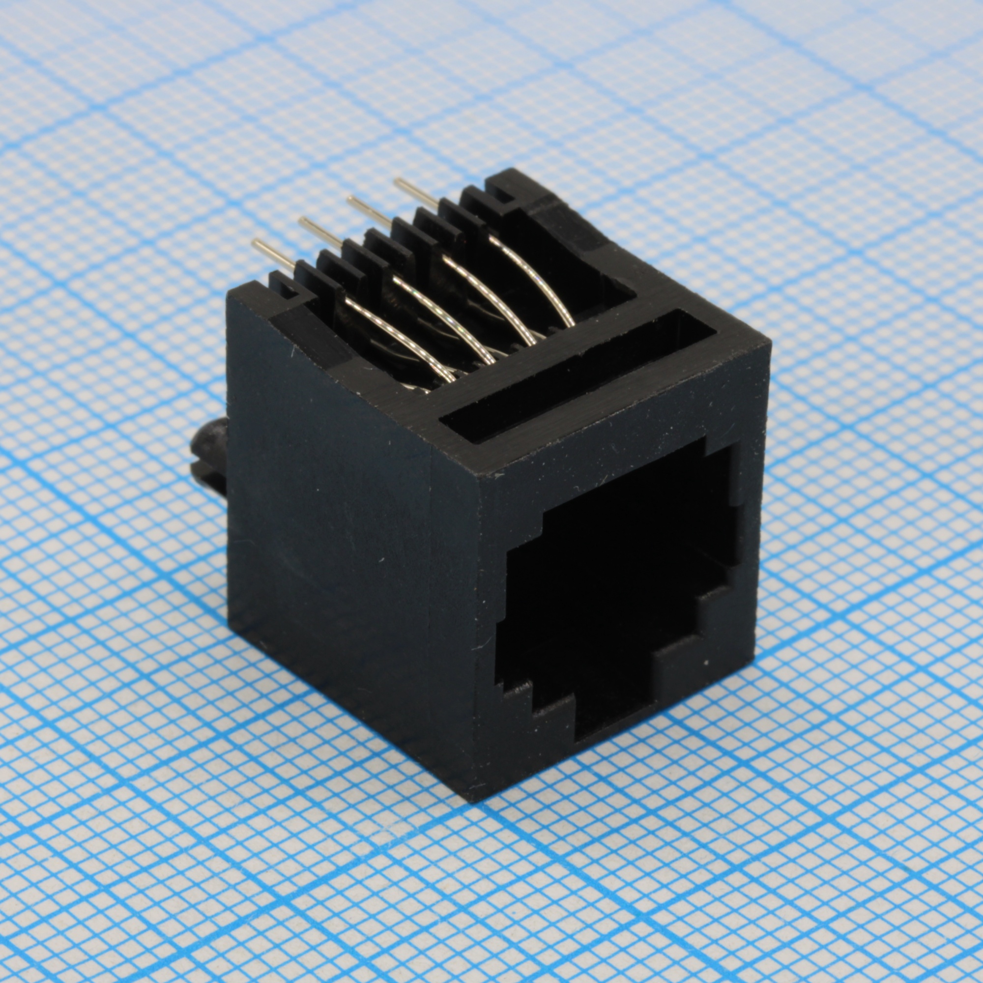DS1134-06-S80BX - Разъем RJ-45 (гнездо) на плату