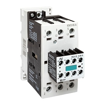 Комплект КМЭ 65А 400В АС с дополнительными контактами 2НО+2НЗ EKF AVERES ctr-s-70-00-400-av-22