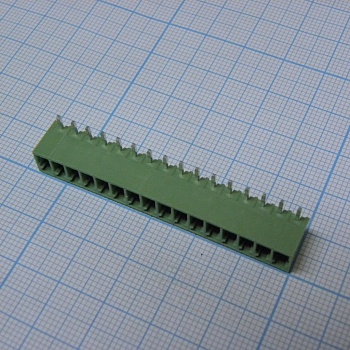 15EDGRC-3.5-16P-14-00A(H) - Разъемный клеммный блок на плату, 16 контактов. Серия 15EDGRC-3.5