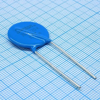 TSV20D220K - Варистор из оксида металла 14В переменного тока/18В постоянного тока 2000A 22В предел монтаж в отверстие радиальный автомобильного применения россыпь