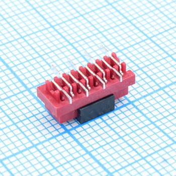 L-KLS1-204G-08-R-C-R - Розетка для smd монтажа 8 контактов, шаг 2.54