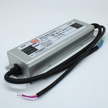 XLG-240-H-DA2 - AC-DC, 239.6Вт, вход 100…305В AC, 47…63Гц/142…431В DC, выход 27…56В/4900мА, рег. вых 2400…6660мА, изоляция 3750В AC, в корпусе 219х63х35.5мм, -40…+90°С, DALI-2 димминг