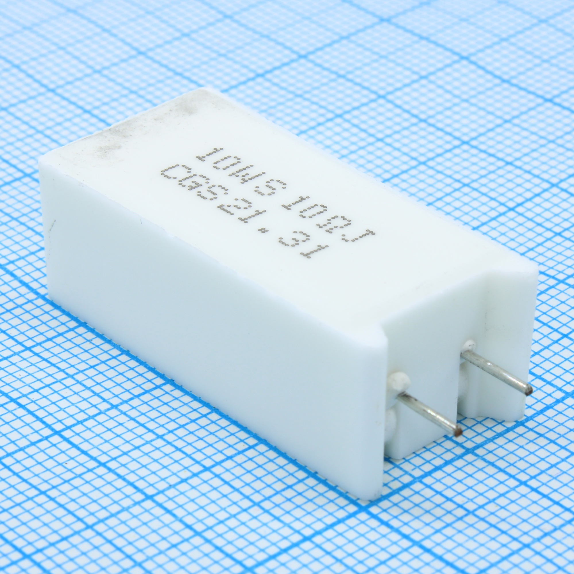 SQMWS1010RJ - Резистор постоянный проволочный 10Вт 10Ом ±5% ±300ppm/°C керамический радиальный