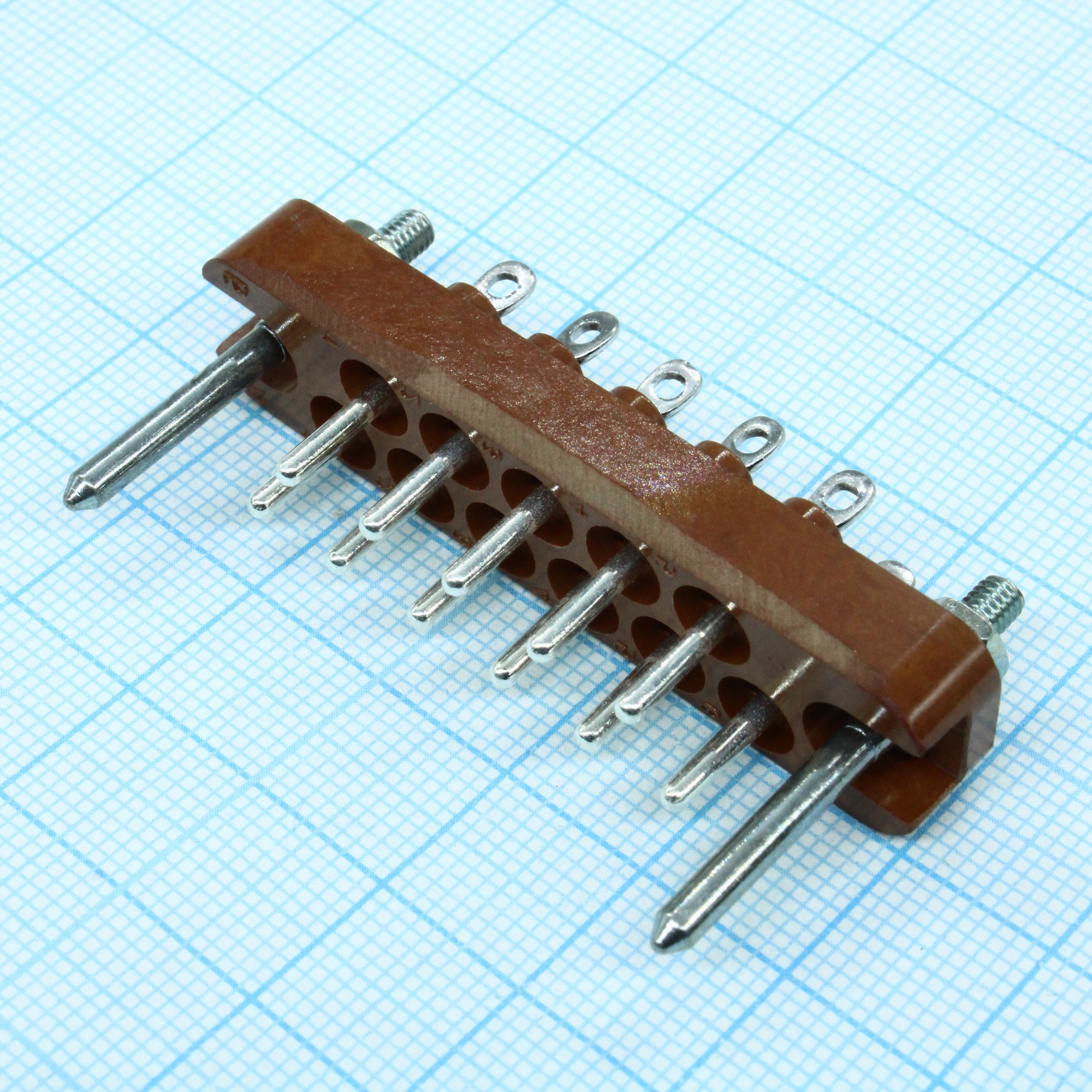 РП10-11 Л-О вилка - Соединитель  низкочастотный, прямоугольный, внутреннего монтажа