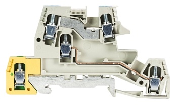 Клемма этажн. WKI 4 N-D-SL - Мультифунциональная клемма, тип фиксации провода: винтовой, номинальное сечение: 4 мм кв., 26A, 400V, ширина: 6 мм, цвет: серый, тип монтажа: DIN 35