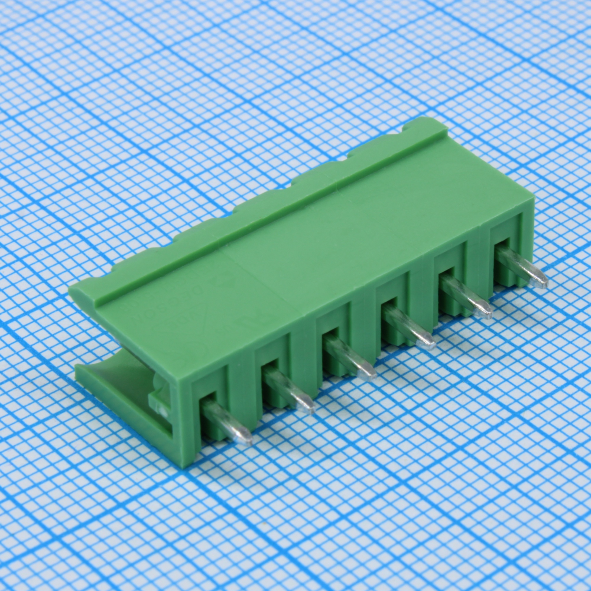 2EDGV-5.08-06P-14-100A(H) - Разъемный клеммный блок на плату, 6 контактов. Серия 2EDGV-5.08