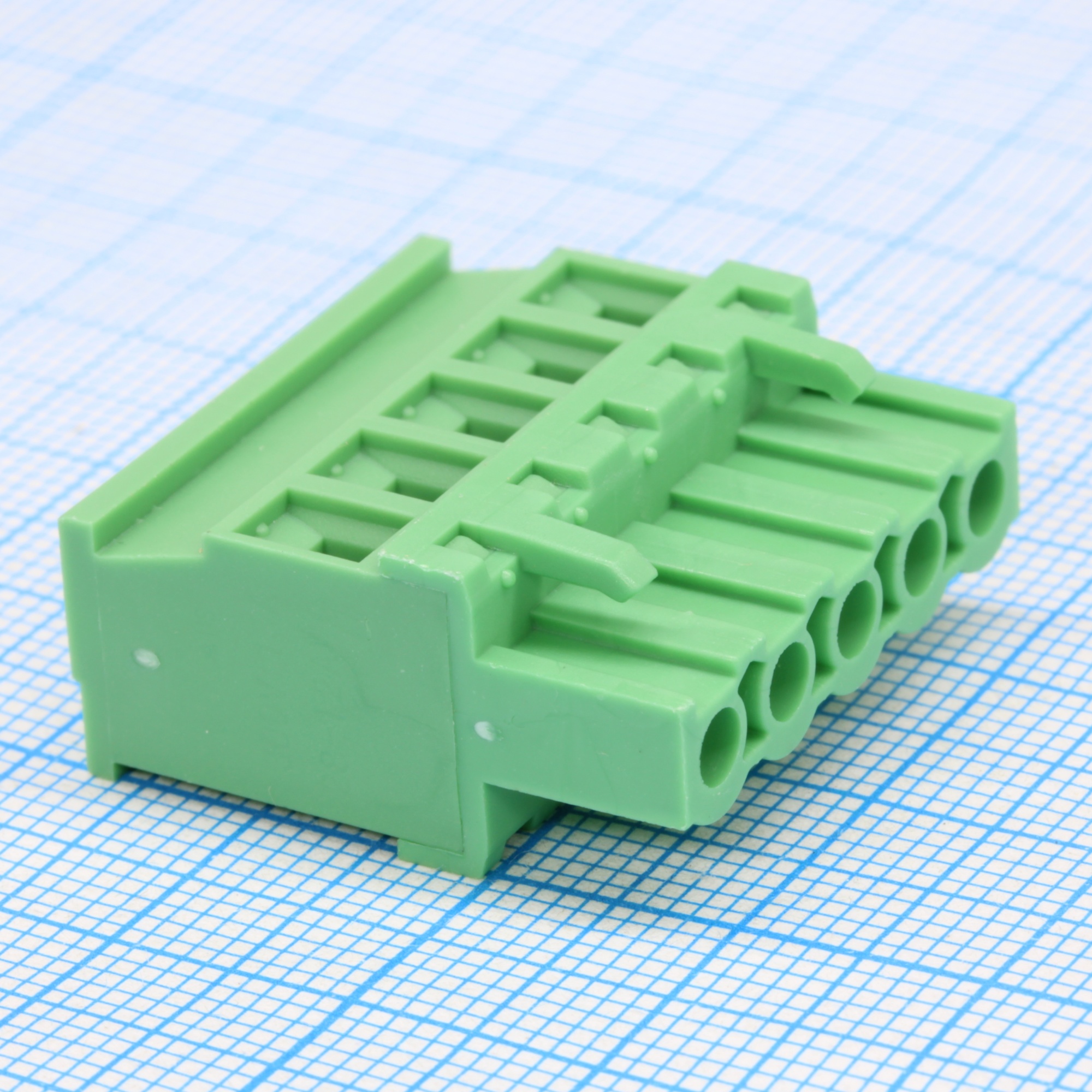 2EGTKA-5.08-05P-14-100 - Разъемный клеммный блок 5 контактов шаг 5.08мм