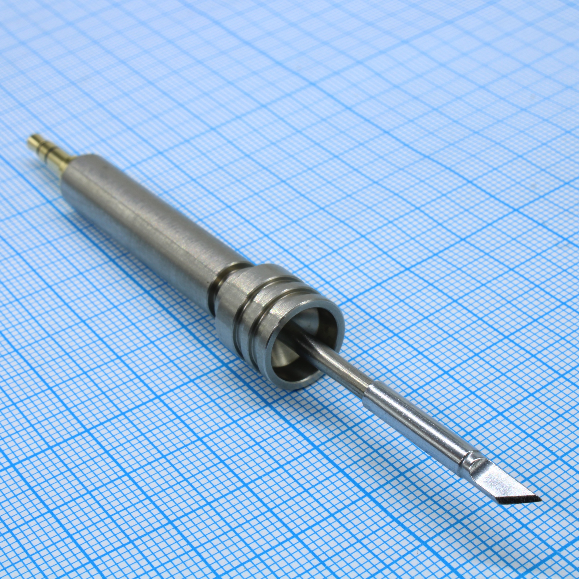 T950-K - Жало для паяльной станции ST1509 скошенный под 45° резец 1.0мм толщина 1.2мм