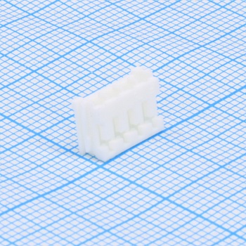 I-DS1069-01-SCW004 - Корпус разъема однорядный (розетка) на кабель, шаг 2.5мм, 4 контакта, требуются контакты T-DS1069-01-SC600