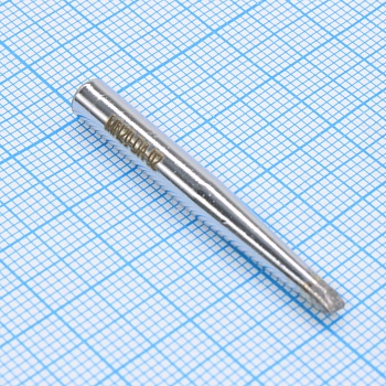 MN20-DA-02 - Жало паяльное износостойкое для паяльников ПРЦ-90, клиновидное, 2.5мм