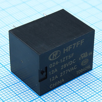 HF7FF/024-1ZTSF - Реле общего назначения Power PCB Relay SPDT Sealed 24VDC