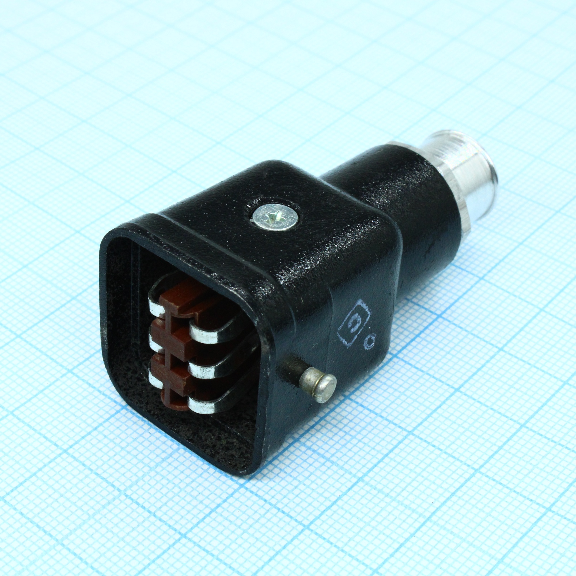 РШАВКП-6-1-0 - Соединитель  низкочастотный, прямоугольный, внутреннего монтажа