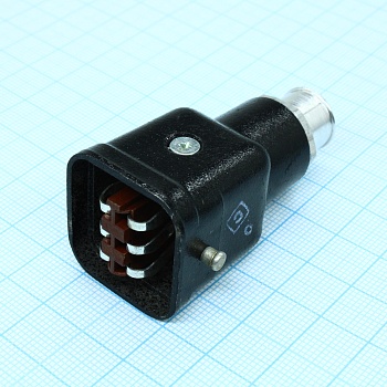 РШАВКП-6-1-0 - Соединитель  низкочастотный, прямоугольный, внутреннего монтажа