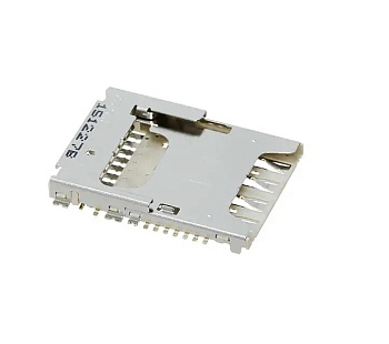 1041681620 - Conn Micro SD/Micro SIM Combo Connector M 8/8 POS 1.1mm/2.54mm Solder RA SMD microSDї 0.5A/Contact T