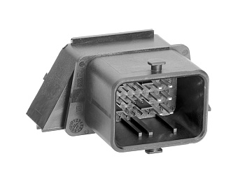 643340100 - Разъем штыревой четырехрядный угловой на плату/панель