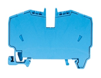 Клемма WKF 6/35 BLAU - Проходная клемма, тип фиксации провода: пружинный, номинальное сечение: 6 мм кв., 41A, 800V, ширина: 8 мм, цвет: синий, тип монтажа: DIN 35