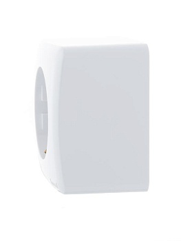 Розетка 1-м ОП Viola с заземл. бел. 751-0200-122