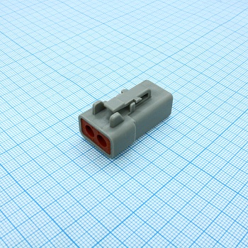 DTP06-2S - Корпус разъема 2 контакта монтаж на кабель автомобильного применения