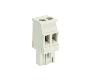 Розетка Wiecon 8113 B / 2 VR OB - Розеточный разъем, прямой, на кабель, шаг 5,00 мм, 2 полюса, номинальное сечение: 2,5 мм кв., винтовая фиксация провода, 400V, 12А, без маркировки, цвет: серый, серия 8113 B VR