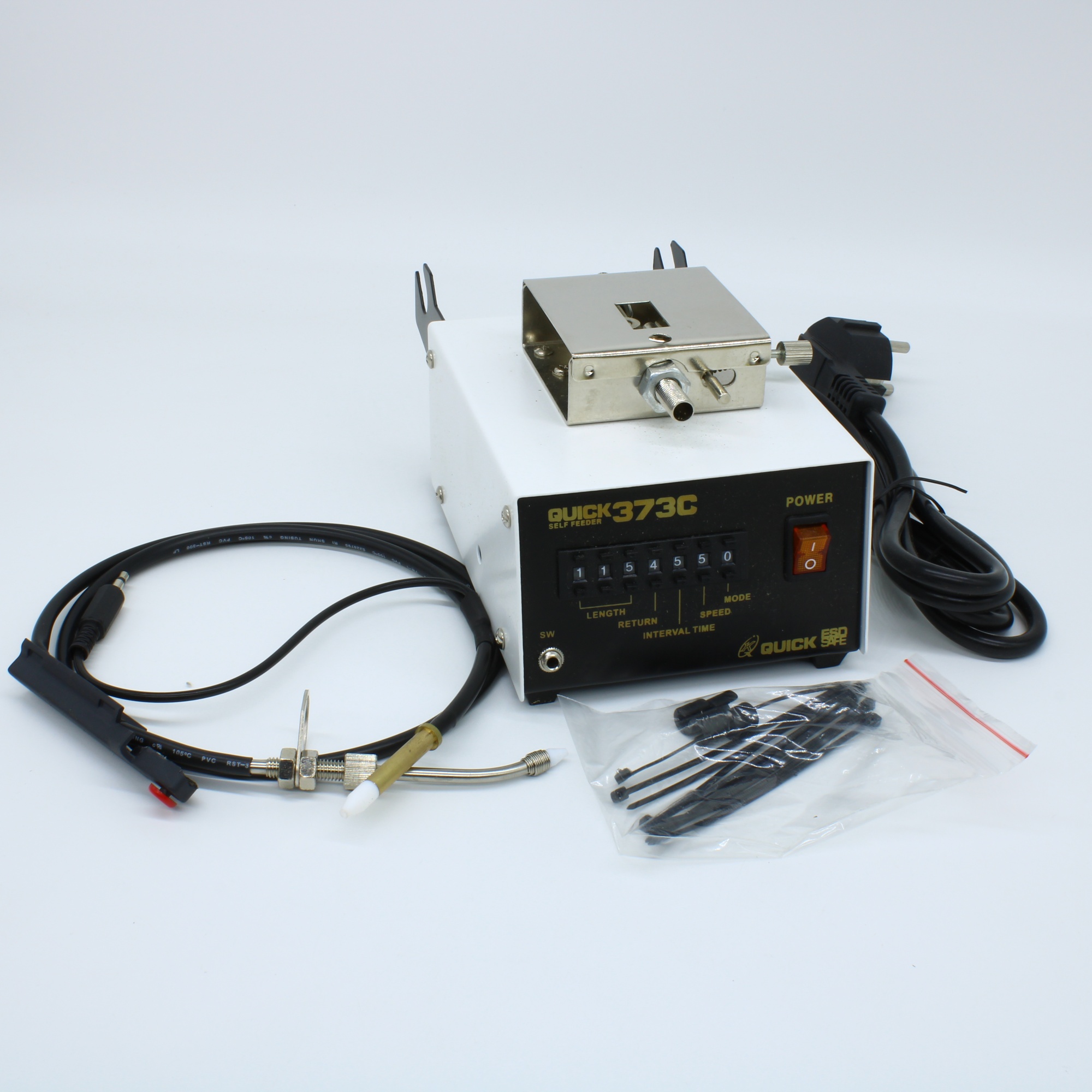 QUICK 373C ESD - Устройство автоподачи припоя от 0.5 до 1.2мм, подходит для станций 969/967/203/203H