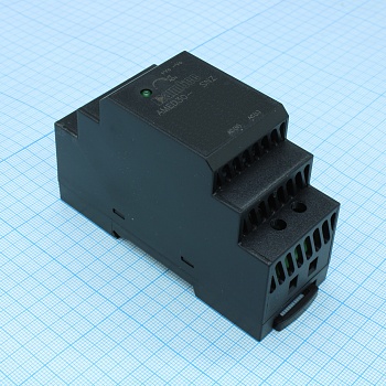 AMED30-48SNZ - AC/DC, 36Вт, вход 85...264 В AC 47...63Гц/120...370В DC, выход 48В/0.75А, рег. вых 43.2…55.2В, изоляция 4000В AC, КПД 90%, максимальная емкостная нагрузка не более 600мкФ, на DIN-рейку, 93х35х58мм, -40...+70°С