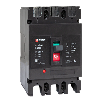Автоматический выключатель LS250 25кА 3P 250А ProPact EKF