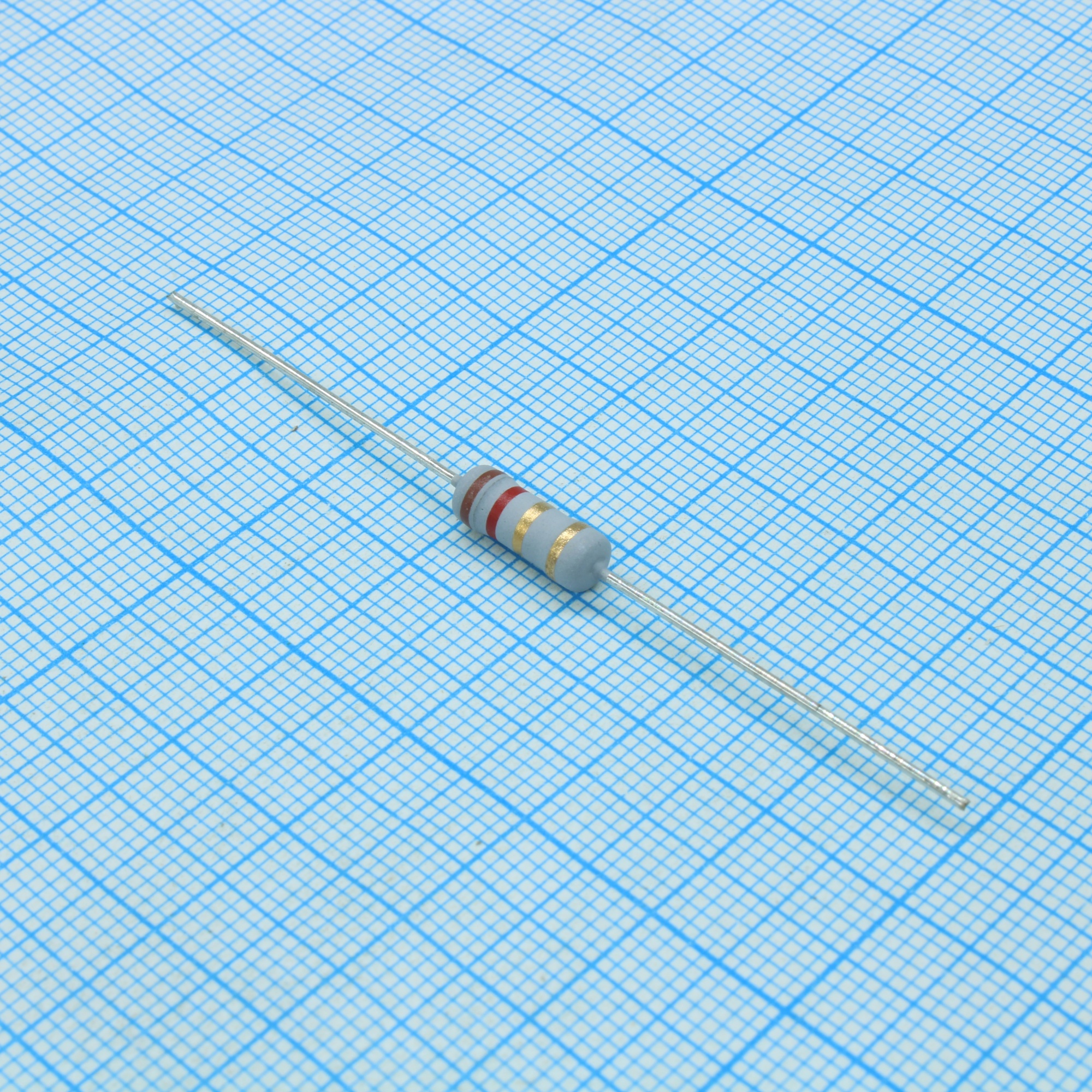 MF100J1R2T - Резистор металлопленочный 1Вт 1.2Ом ±5%