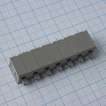 DG236-7.5-07P-11-00A(H) - Нажимной безвинтовой клеммный блок 4 контакта. Зажим типа торцевой контакт