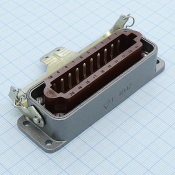 РШАГПБ-20 -  20-ти контактная приборная розетка