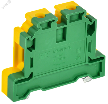 Колодка клеммная CTS-PEN земля 16мм2 желто-зеленая YCT11-00-K52-016