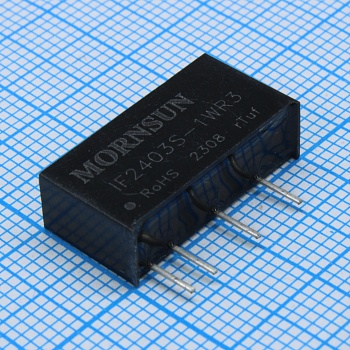 IF2403S-1WR3 - Преобразователь DC/DC на печатную плату вход 24В выход +3В 300мА 1Вт