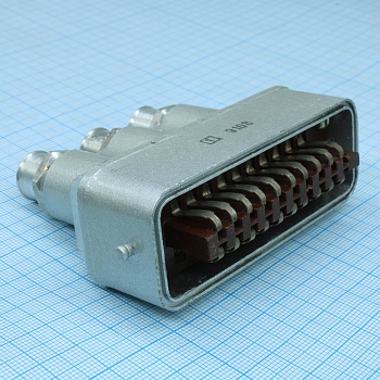 РШАВКП-20-3 - Соединитель  низкочастотный, прямоугольный, внутреннего монтажа