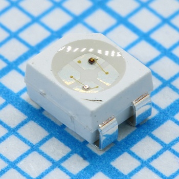 HL-AB-3528S9FS11GC-S1 - Светодиод smd 3,5х2,8мм/красный/622нм/270мкд при 20mA - зеленый/573нм/90мкд при 20mA/ Ifmax=30mA/ 120° (silver wire)