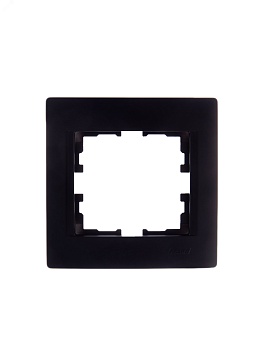 Рамка 1-м Karina горизонт. черн. бархат 707-4200-146