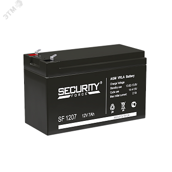 Аккумулятор SF 12В 7Ач 4614030010005