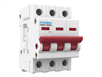Выключатель нагрузки трехполюсный 63А HSD HSD100S3PDSS0000C00063_C