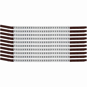 brd133914 - SCN-15-E клипсы белые, 300шт/упак, для провода 3,8-4,6мм диаметра, легенда E