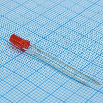 FYL-3044SRD1C - Светодиод 3мм/красный/625нм/50мкд/100°/цилиндр