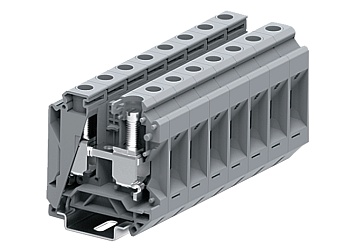 Проходная клемма 335991 - Проходная клемма, SUK 1-1, тип фиксации провода: винтовой, номинальное сечение: 35 мм кв., 125A, 1000V, ширина: 16 мм, цвет: серый, тип монтажа: DIN 35
