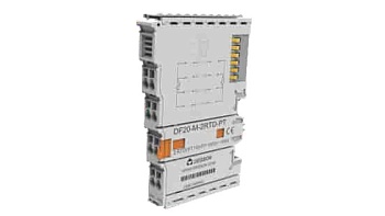 Модуль RTD DF20-M-2RTD-PT - Модуль измерения теплового сопротивления (RTD), тип датчика PT100/PT1000, разрешение 16 бит, тип монтажа: DIN35