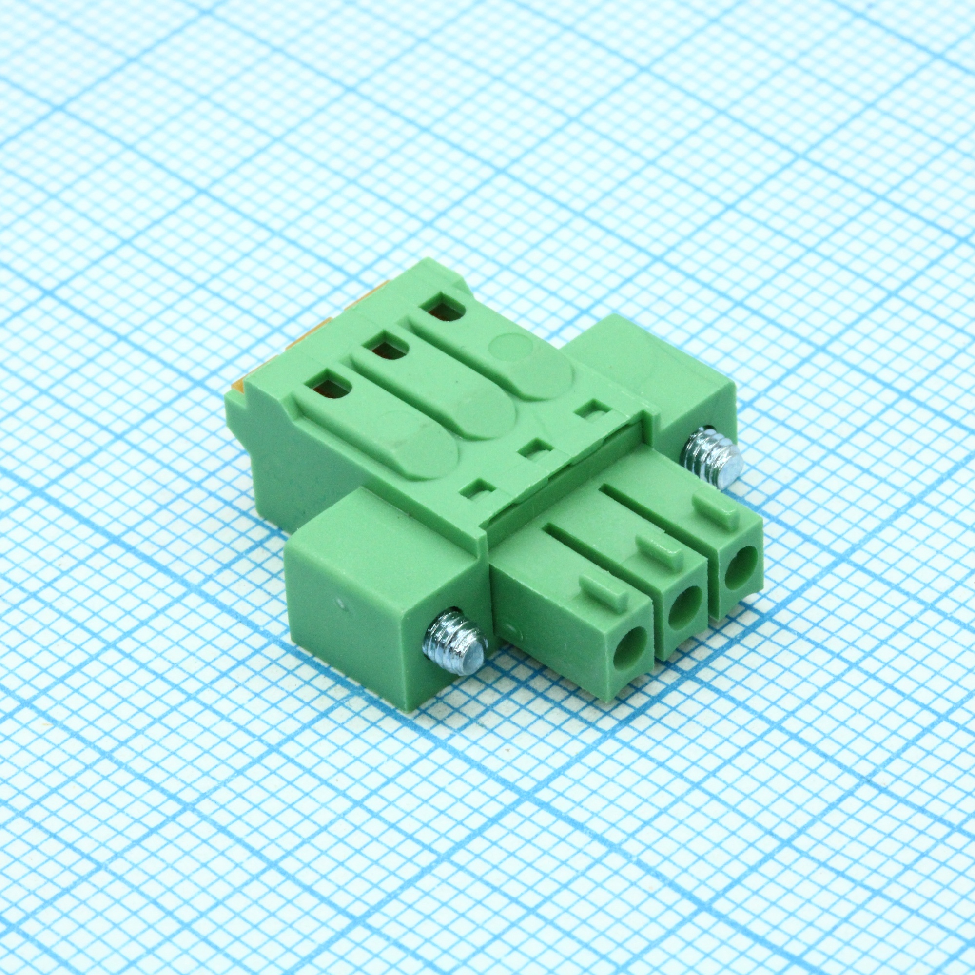 15EDGKNM-3.5-03P-14-00A(H) - Разъемный клеммный блок 3 контакта шаг 3.5мм