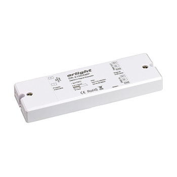 Усилитель DMX-сигнала SR-2100AMP (12-24V, 1CH) 019460 - DMX-усилитель, служит для усиления DMX сигнала (для увеличения дистанции между DMX-контроллером и DMX-декодером). Напряжение 12-24 В. Размеры 145x46x16 мм.