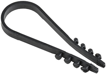 Дюбель-хомут 19-25мм нейлон черн. (уп.100шт) UHH36-19-25-100