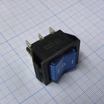 SWR 203-1B6 Ч/С IRS - Переключатель клавишный с подсветкой