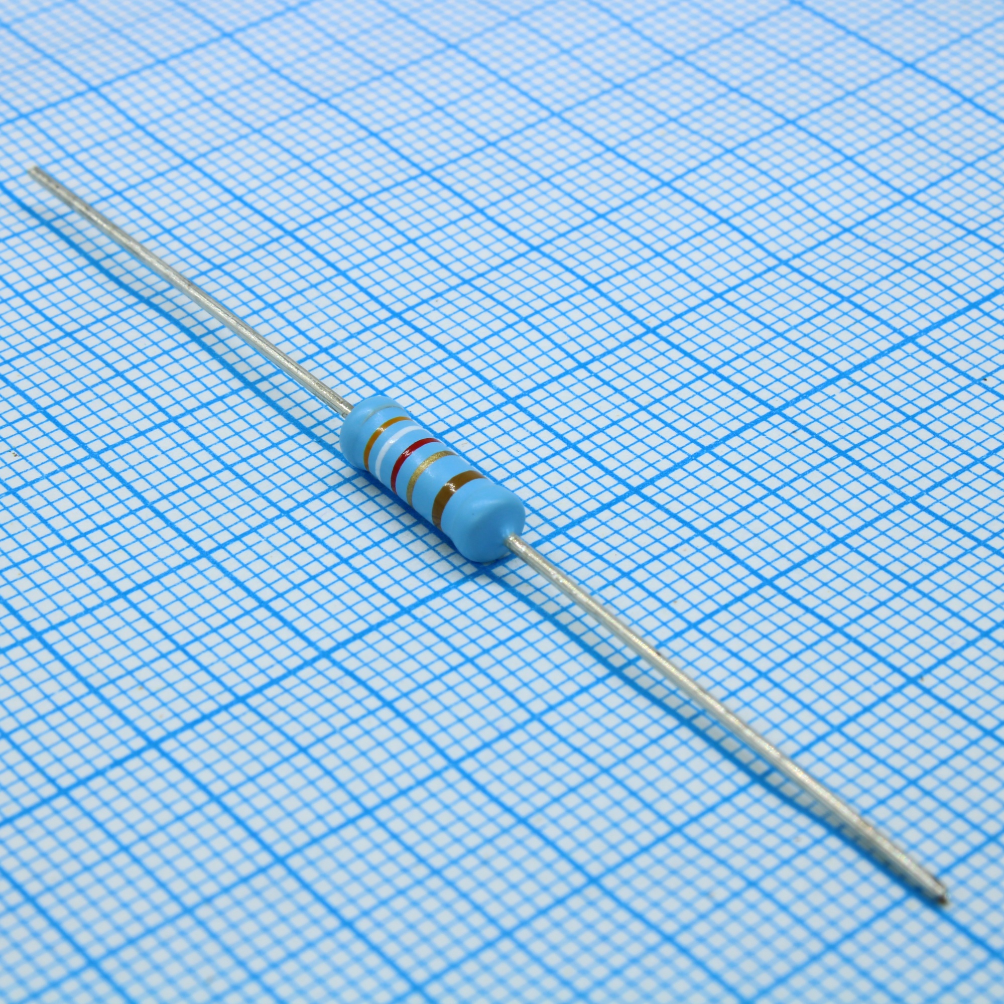 MBE04140C3929FC100 - Резистор металлопленочный 1Вт 39.2Ом ±1% аксиальный лента в коробке