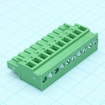 2EDGKA-5.08-10P-14-00A(H) - Разъемный клеммный блок 10 контактов шаг 5.08мм